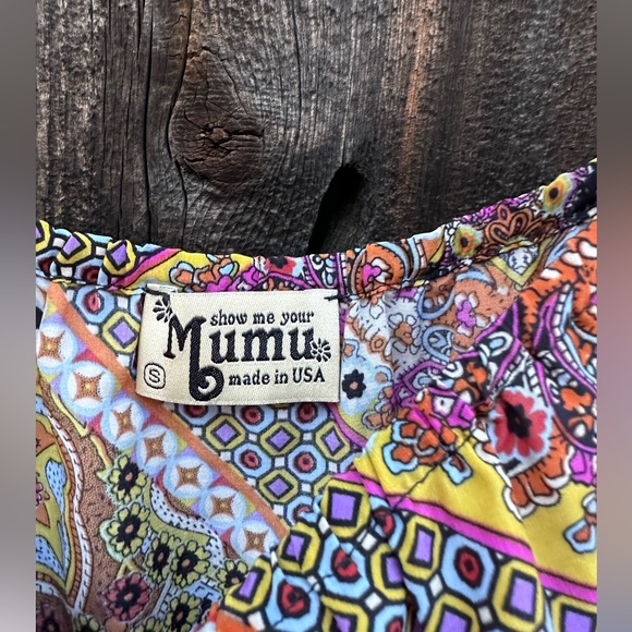 Show Me Your Mumu Paisley Mixed Print Bohemian Long Sleeve Romper - Picture 7 of 10